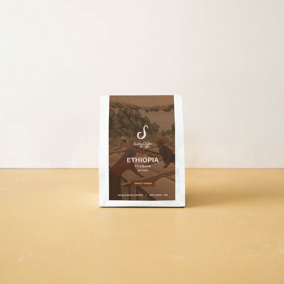 Ethiopia Coffee Single Origin - Chelbesa Organic Natural