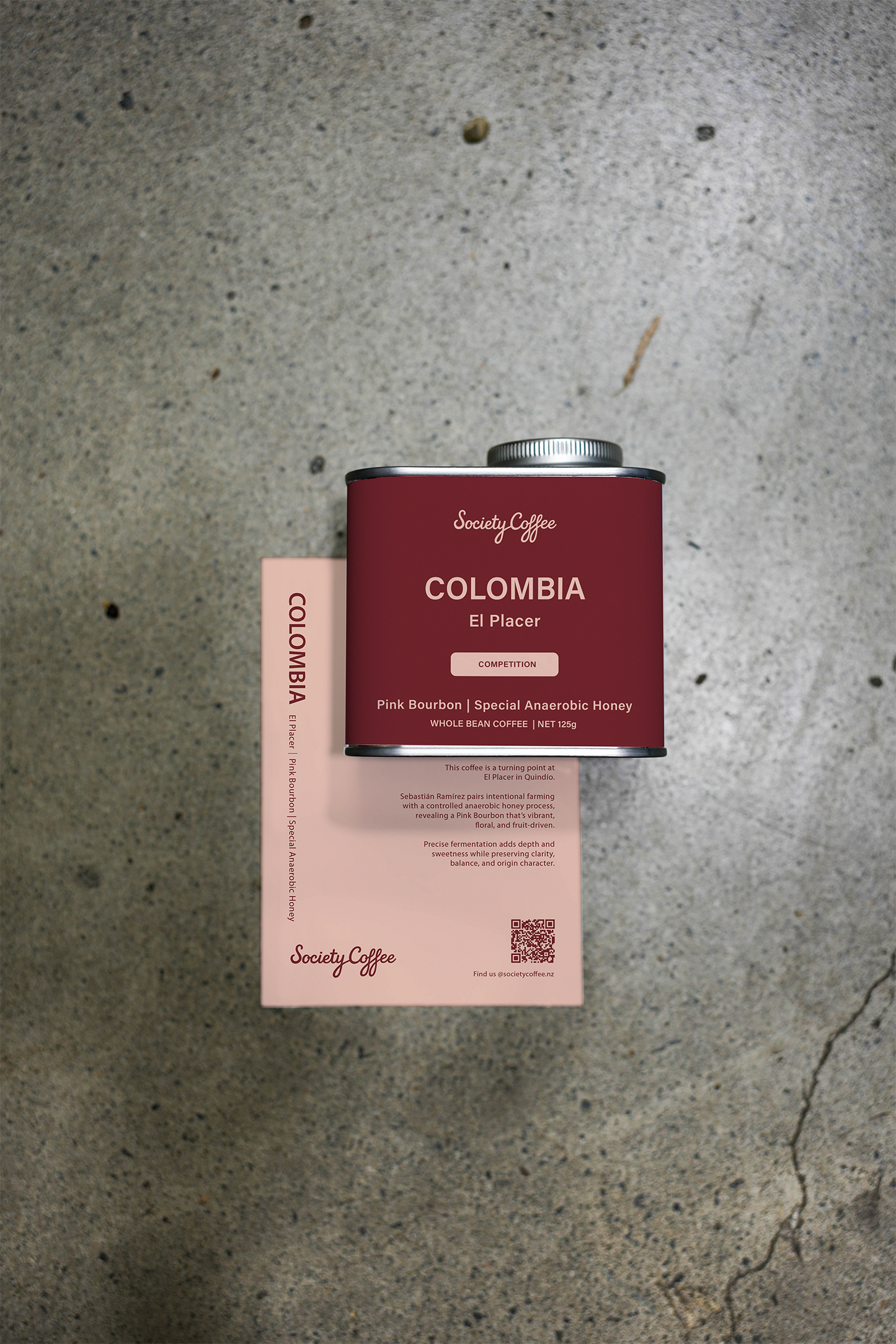 Colombia Coffee Competition Coffee- El Placer Special Anaerobic Honey Pink Bourbon