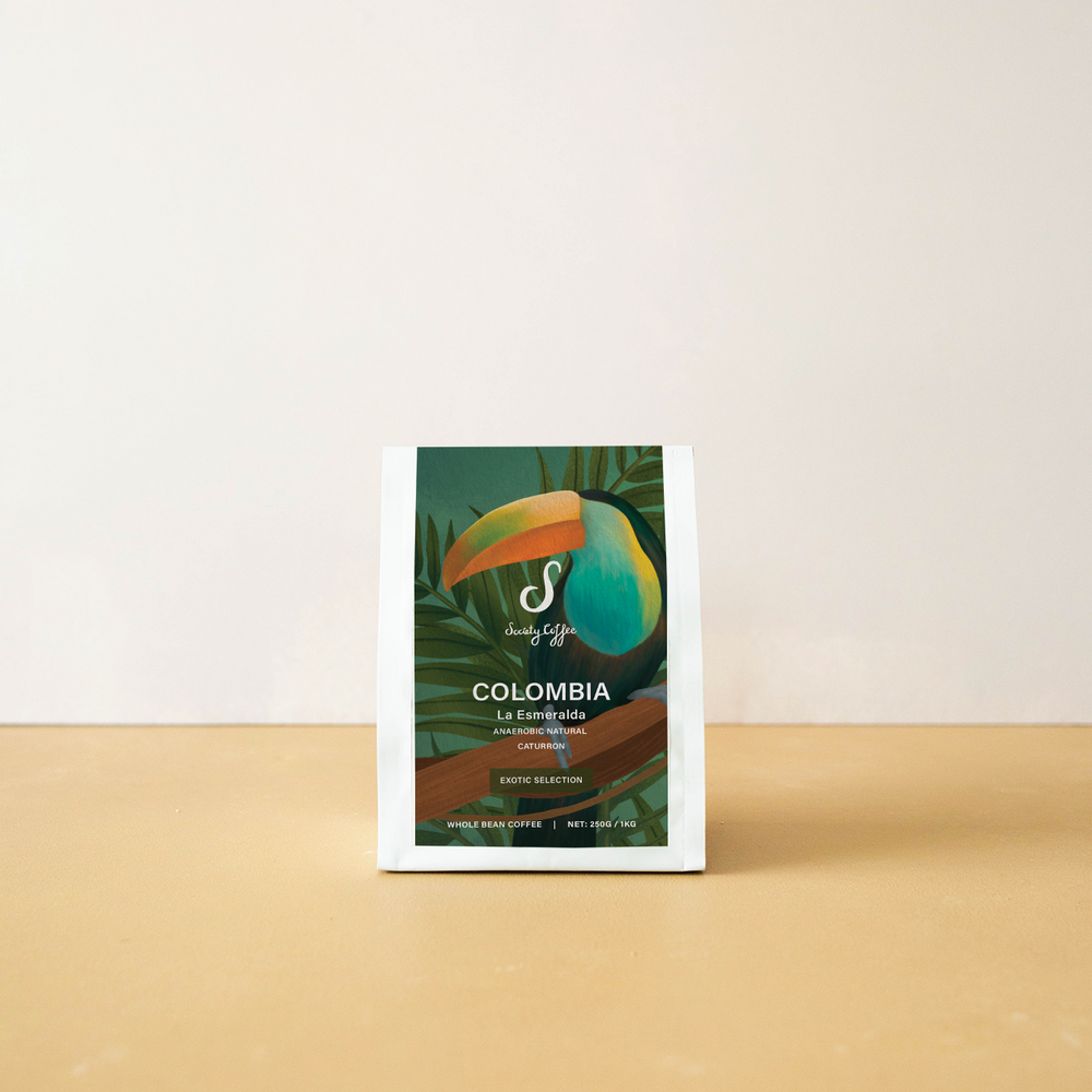 
                      
                        Colombia Coffee Exotic Selection - La Esmeralda Anaerobic Natural Caturron
                      
                    