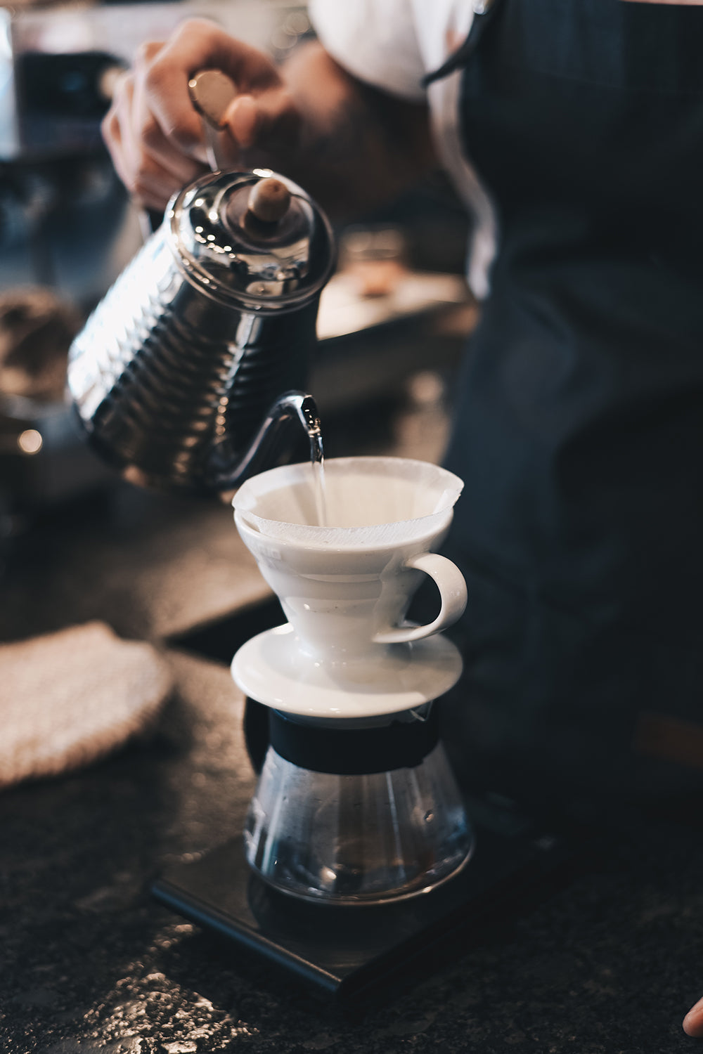 Hario V60 Coffee Dripper White Ceramic - 02