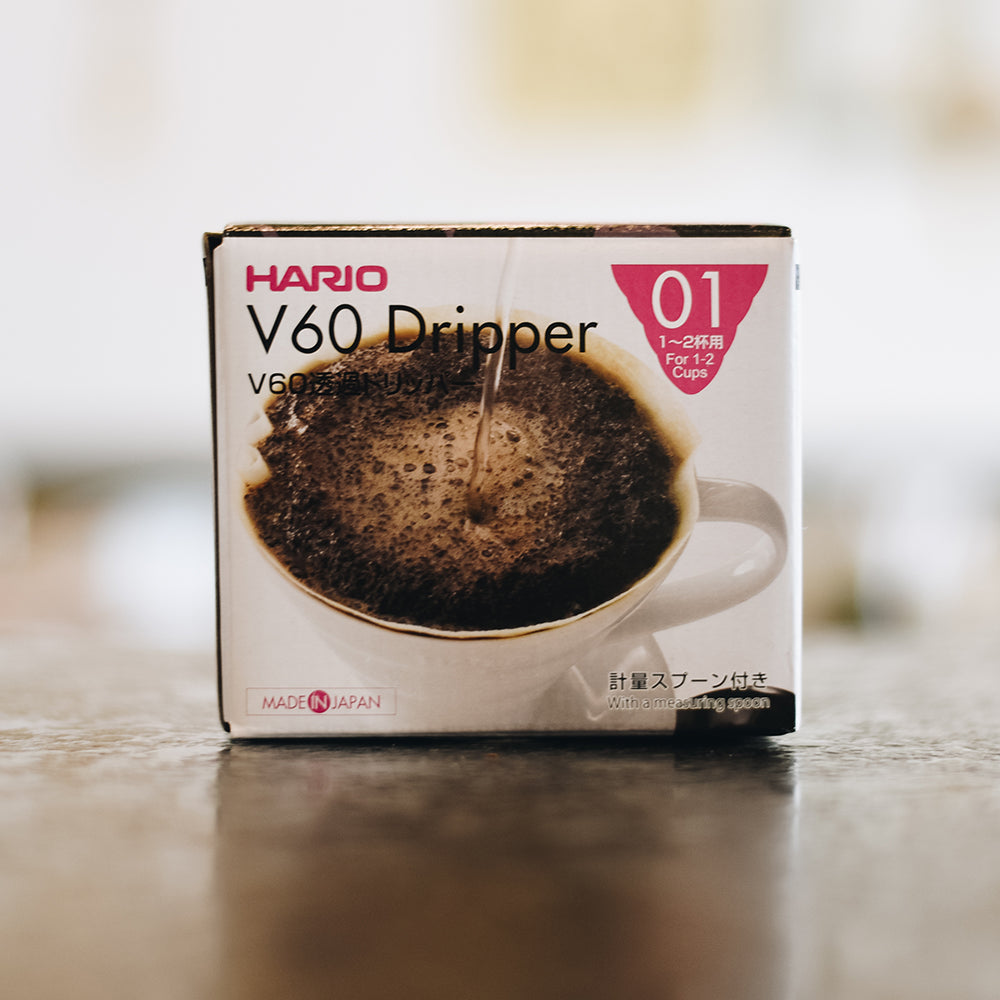 Hario V60 Coffee Server Range Glass Black 2 cups